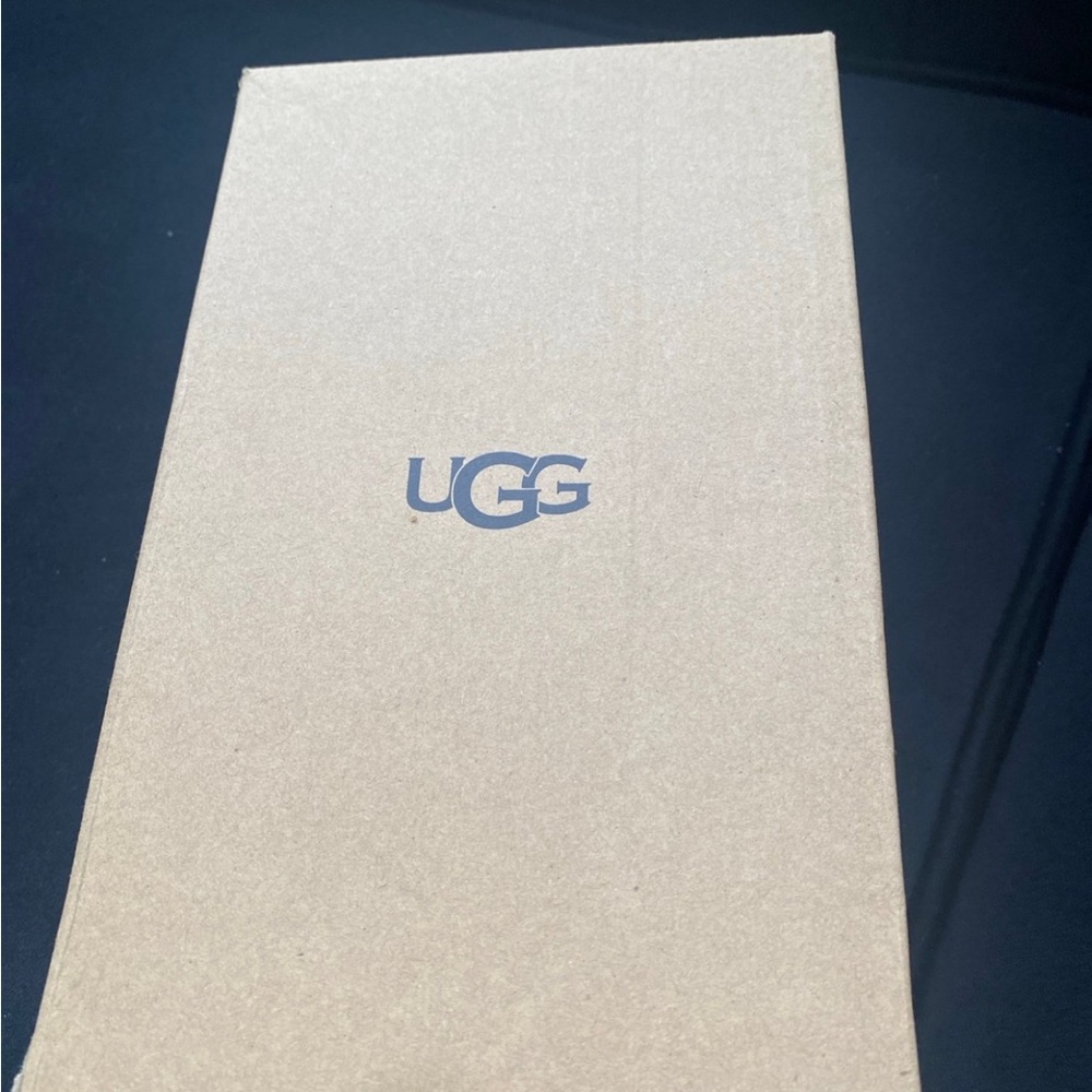UGG Gray Fluffy Slippers size 12 - Picture 5 of 6